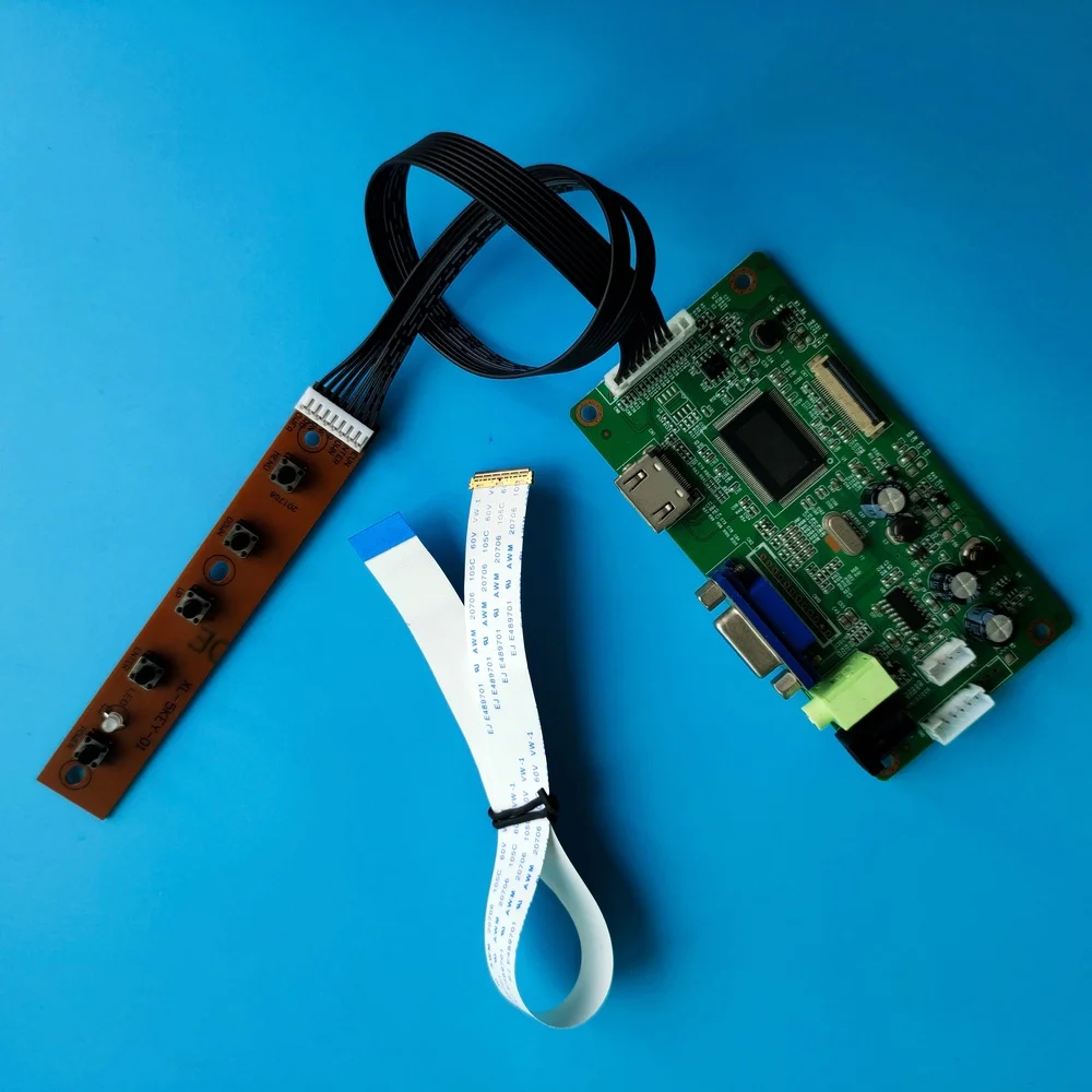 

Комплект для телефона/телефона, светодиодный ЖК-Дисплей HDMI VGA экран EDP, панель контроллера, дисплей 1366x768 30pin