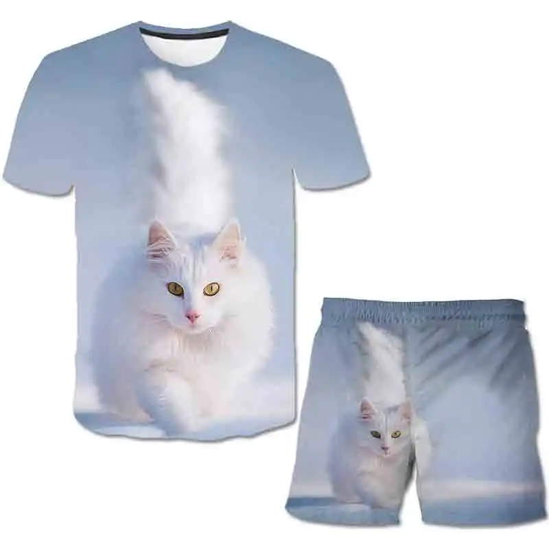 

Summer Boy Clothing Kids Sets 2021 Short Sleeve Sportsuit 3D Printed Baby Clothing Boys Sets