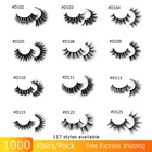 Ресницы visofree 1000 партлот оптом 3D настоящие норковые ресницы для макияжа высококачественные накладные ресницы для наращивания 5D норковые ресницы оптом