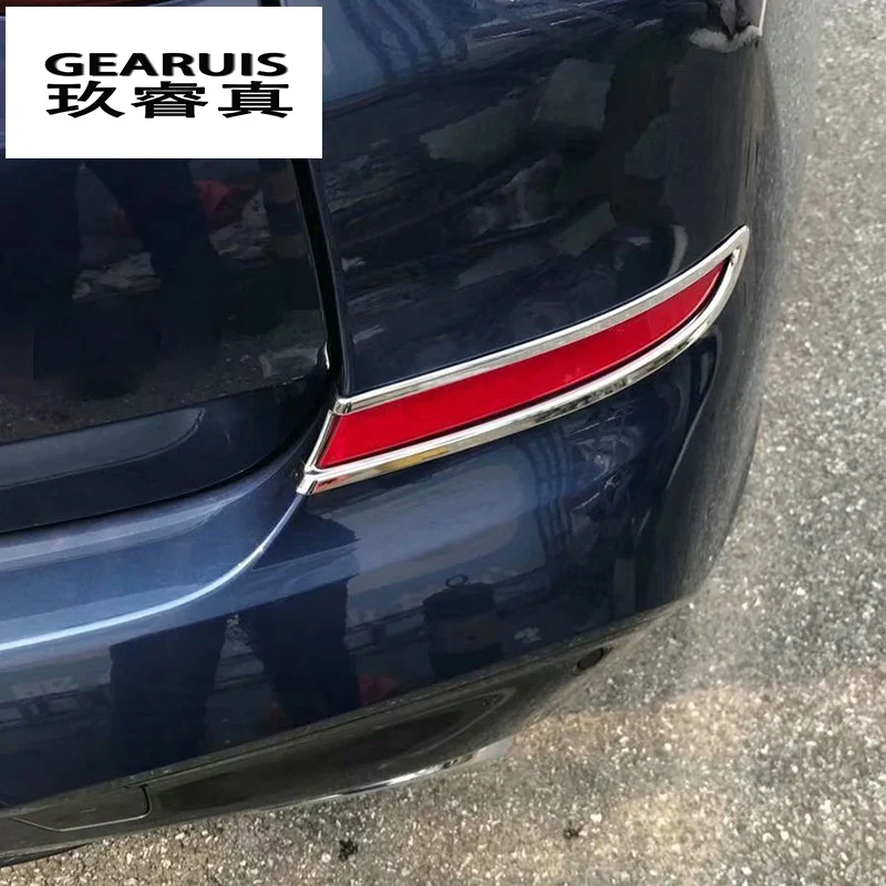 Автомобильный Стайлинг багажника внешняя хромированная лампа заднего