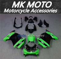 motorcycle fairings kit fit for ninja 250 2008 2009 bodywork set high quality abs injection green black