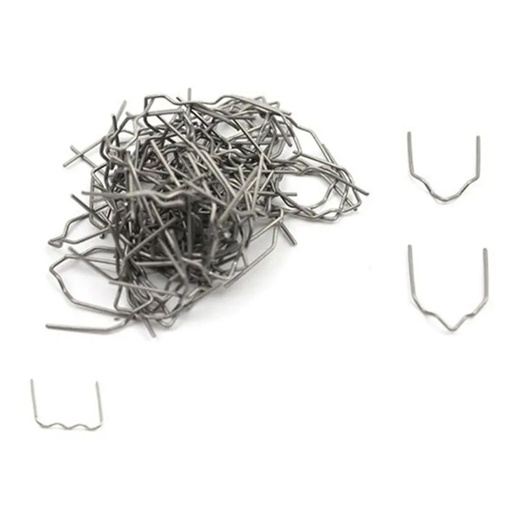 

100 Pcs Auto Plastic Bumper Repair Machine Welding Gun Welding Wire Repair Nail Repair Patch Anti-rust Tool