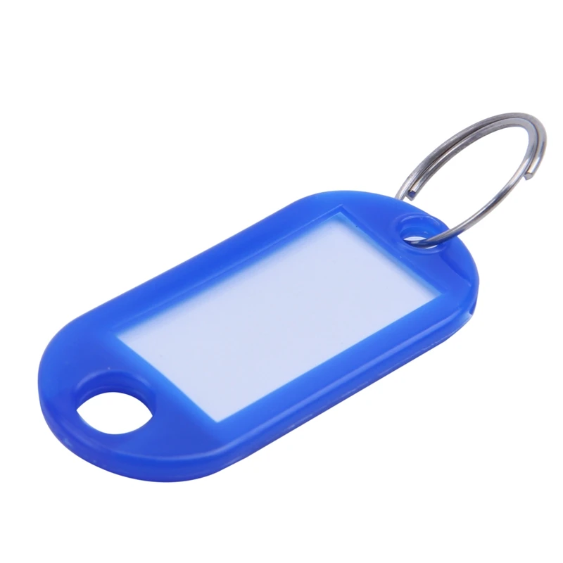 

Key Ring Tags (50PCS blue)