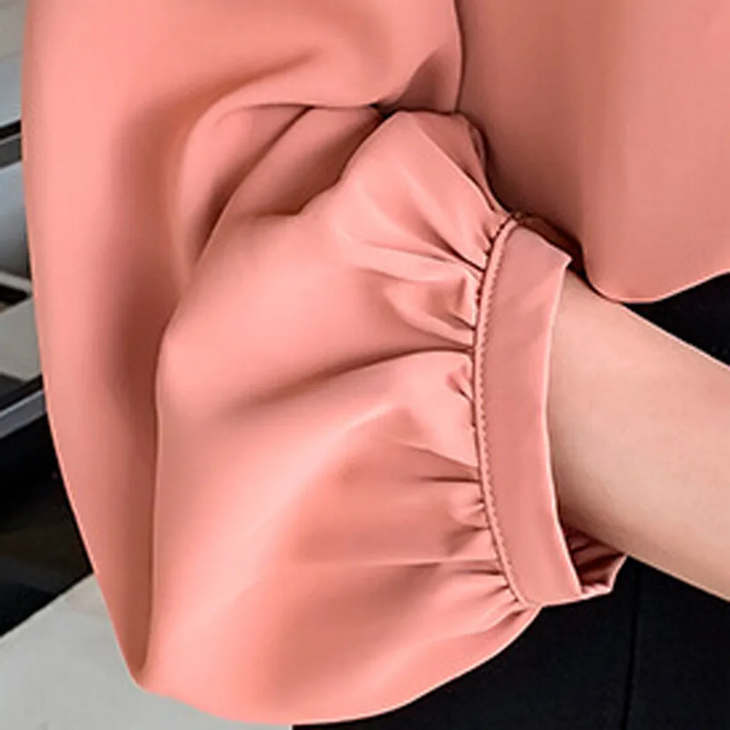 Женская блузка рубашка 2020 модная повседневная на пуговицах с отложным