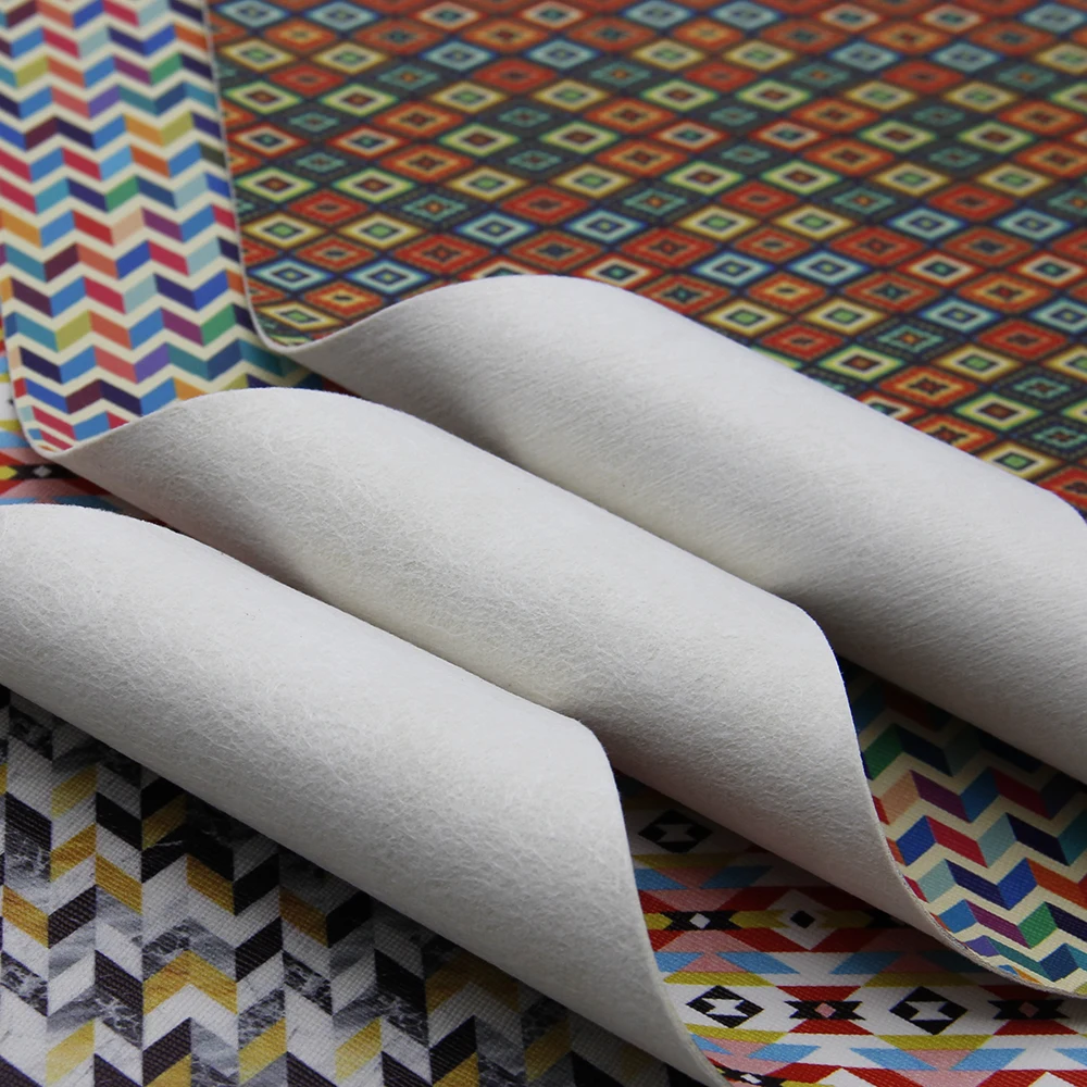 20*33 см Геометрическая серия стили принтов Синтетическая кожа ткань простыни DIY