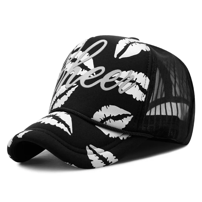 Взрослых Trucker Кепки Для мужчин и Для женщин хип-хоп панк-рок Snapback Шапки мужские летние Зонт Mesh Бейсбол шляпа 20 Цвета - Цвет: A24