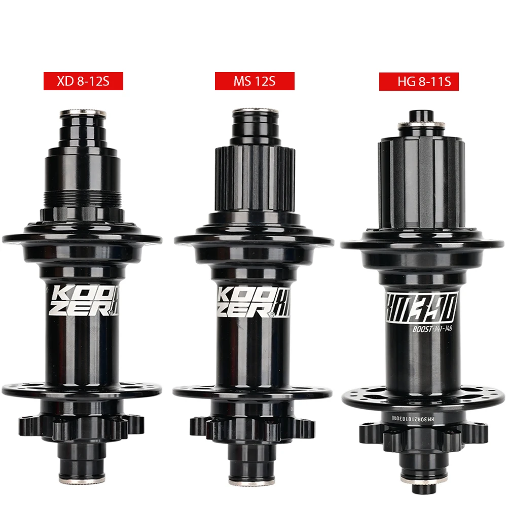 Ступица дисковая KOOZER XM390 для горного велосипеда передняя задняя 15x110 12x148