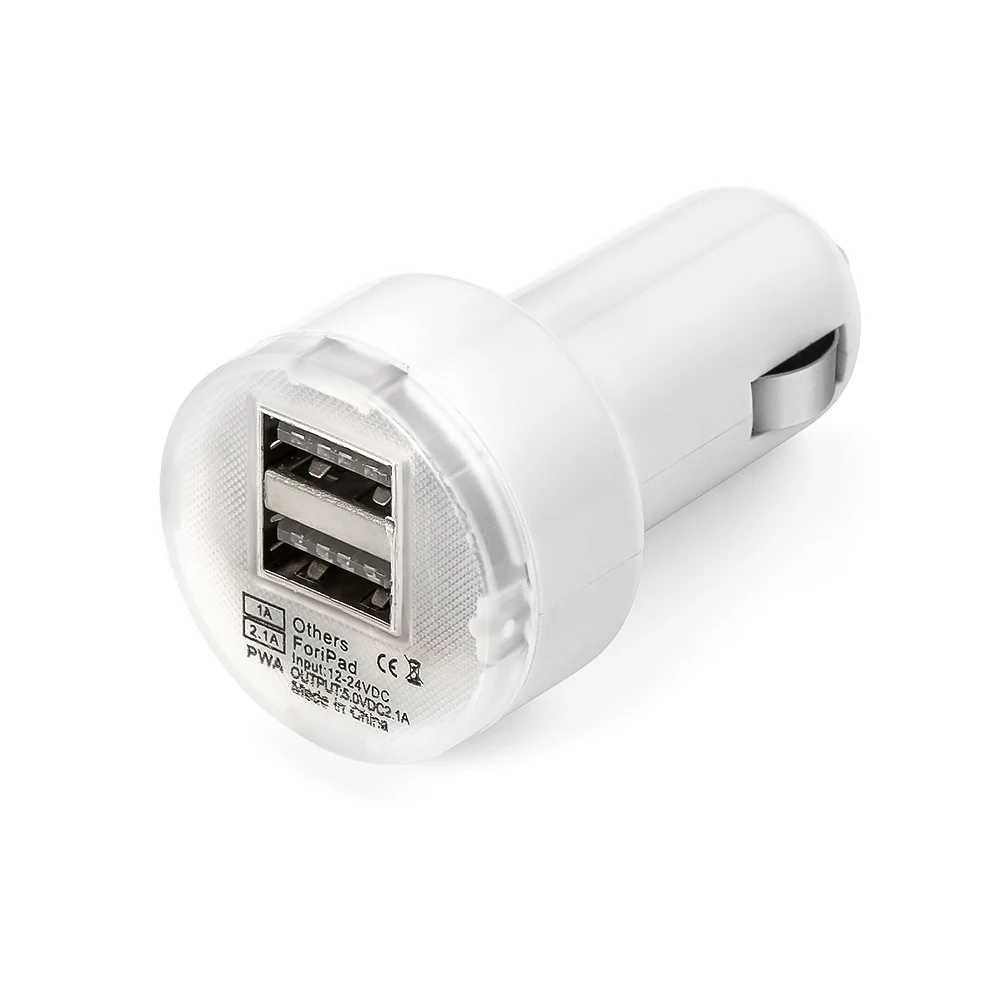 Автомобильное зарядное устройство с двумя USB-портами 5 В 2 1 А | Мобильные телефоны
