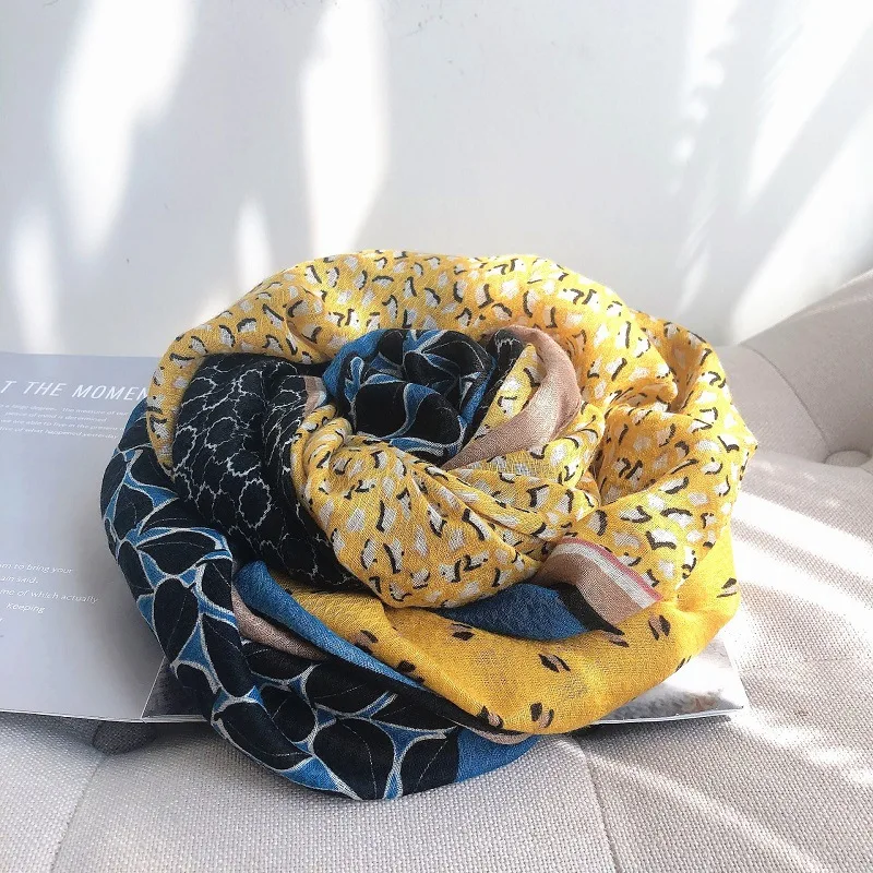 Женский шарф женские свитера 2018 зимний клетчатый в виде буйвола |