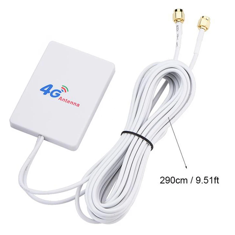 Внешний усилитель сигнала Wi-Fi Φ/SMA кабель 28 дБи 4G 3G LTE Антенна Сетевой коннектор