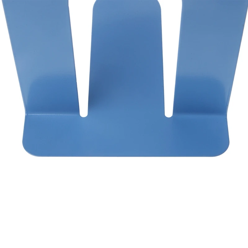 

B2RC Simple Style Metal Bookends Iron Support Holder Nonskid Desk Stands For Books