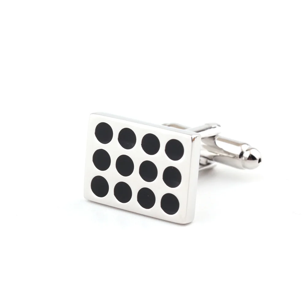 New Brand Cuff Links black strip design for men cufflinks Paint men's shirt buttons Luxury brand cufflink cuff link | Украшения и