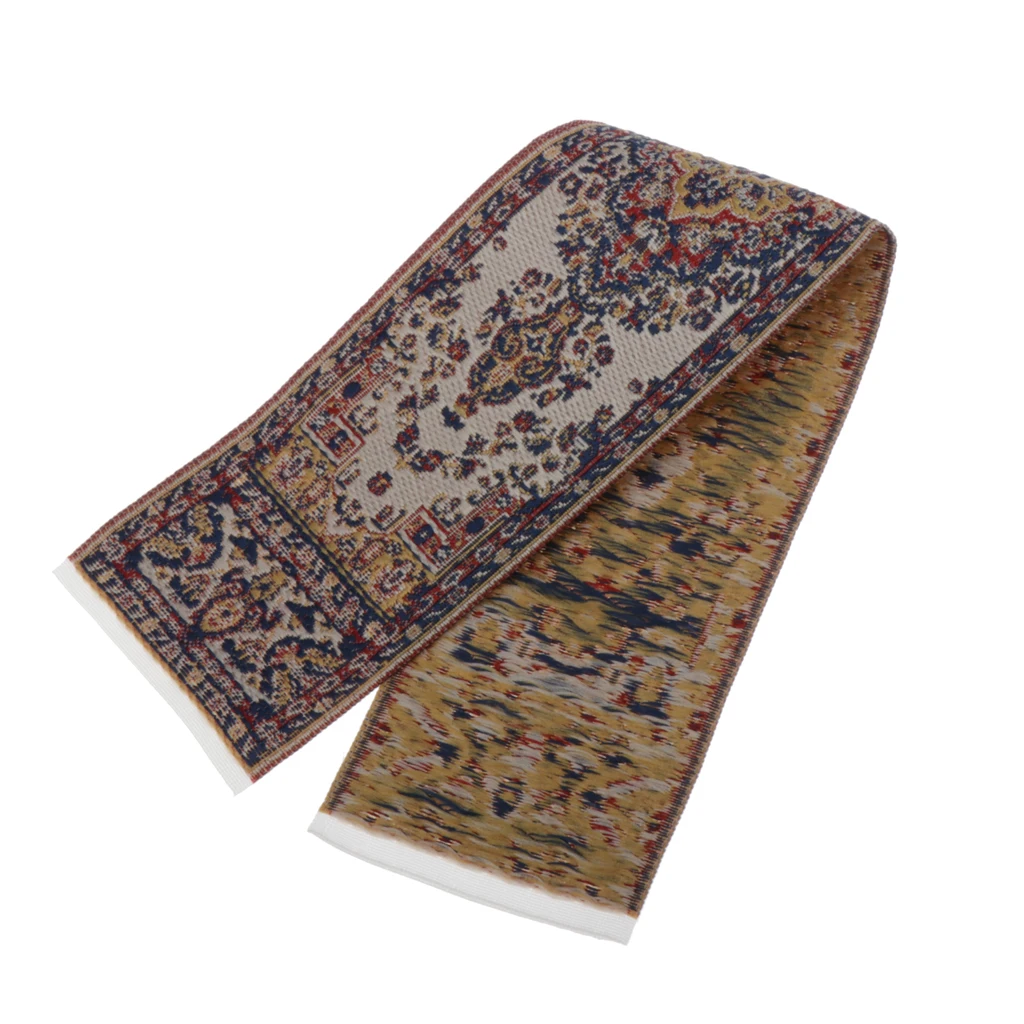 Миниатюрные тканые ковры для кукольного домика масштаб 1/12 темно