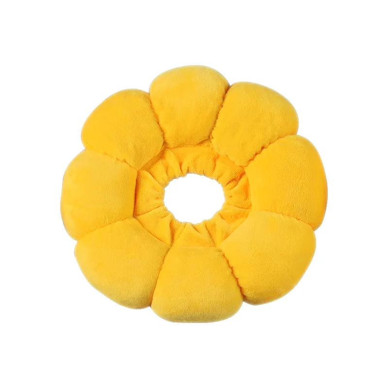

Personalized Cat Adjustable Elizabeth Collar Sunflower Anti Licking Anti Biting Protective Collar Cat Accessories 4 Size