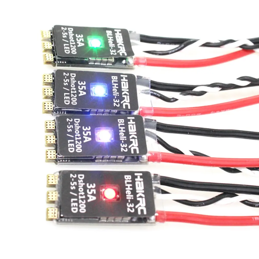 HAKRC BLHeli_32 Bit 35A 2-5S ESC встроенный светодиодный Поддержка Dshot1200 Multishot для FPV RC Дрон