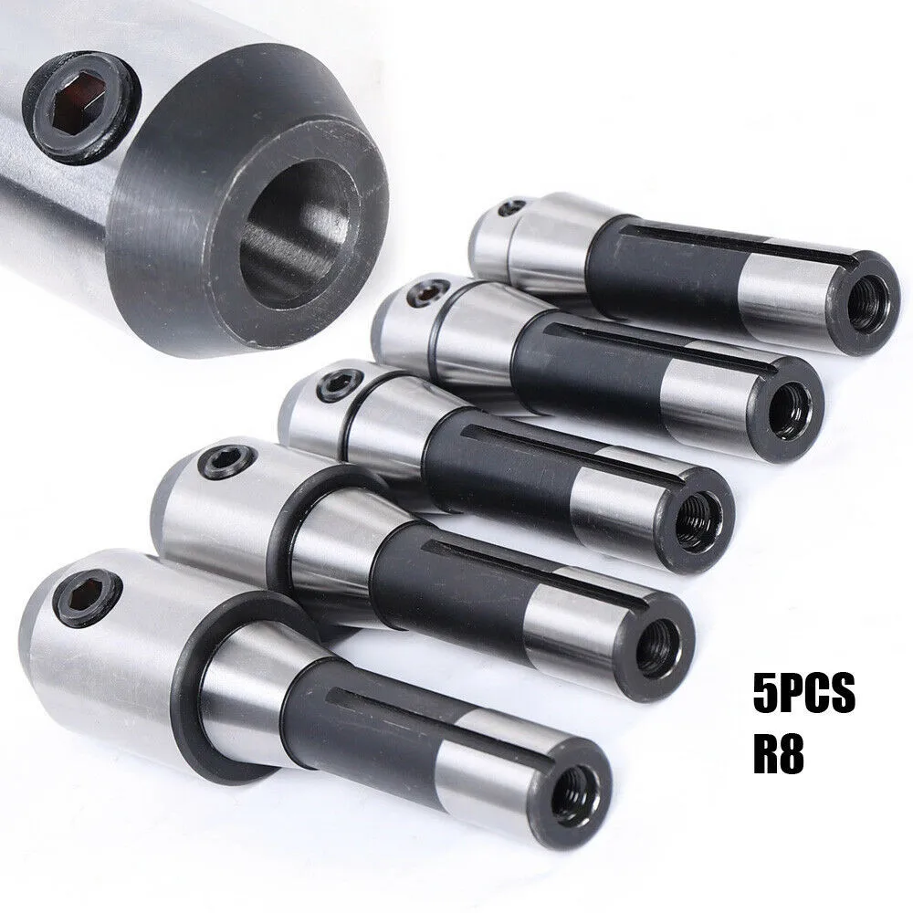 

R8 End Milling Cutter Arbor Holder Bit Set For Milling Machine Spindle Tool Good Stability High Precision Easy Operate Improve