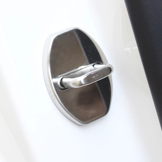 Аксессуары для Нержавеющая сталь Пряжка дверного замка фиксатор крышка Стикеры