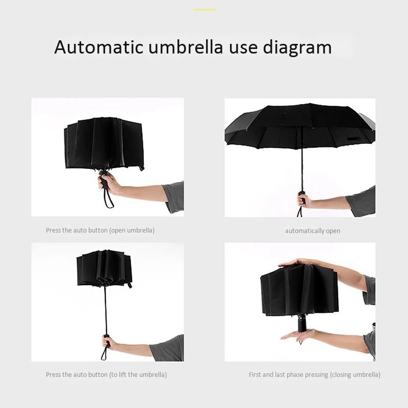 Ветростойкий складной автоматический зонт дождь для женщин авто Роскошные