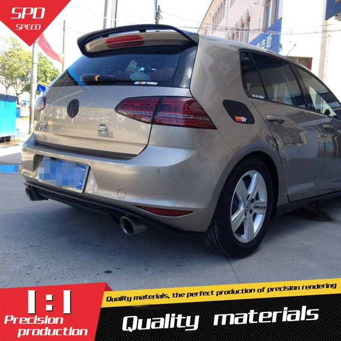 Для VW Golf спойлер высокого качества ABS Материал заднее крыло автомобиля праймер