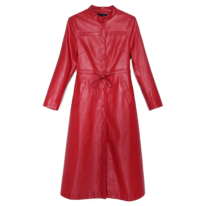 Куртка из искусственной кожи женская черная винно красная плюс размер Moto PU