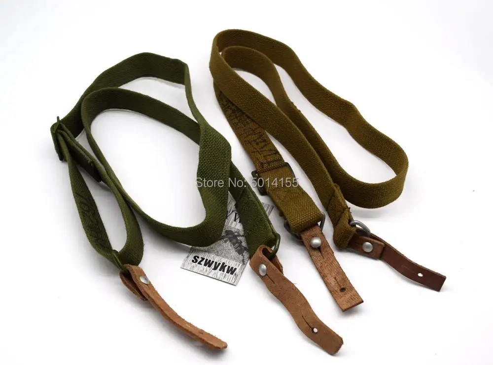 2 шт. излишки военный китайский PLA ТИП 56 холст SKS AK слинг желтый + зеленый