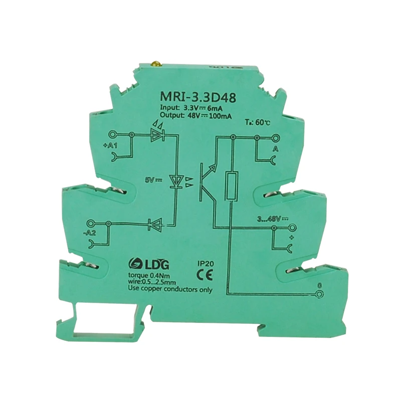 Placa de Relé Elétrica de 10 Lâmpadas Módulo de Relé de Entrada Vdc com Saída de 3v dc Acoplador Fotoelétrico para Isolamento da Interface Plc