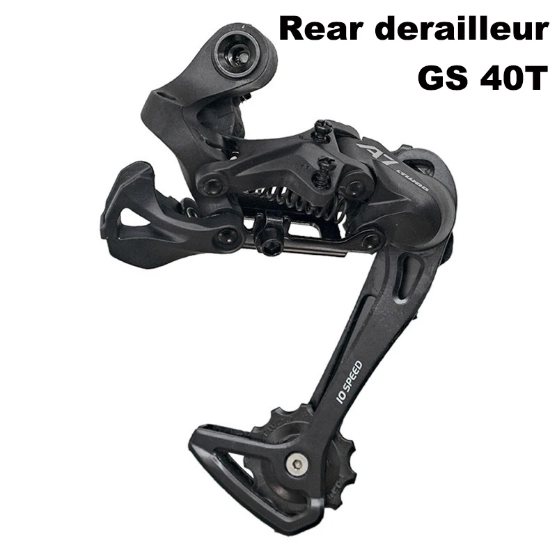 GS for 40T LTWOO A7 2S 3S 10 скоростей MTB велосипед триггерный переключатель передач 1:1 Tech алюминиевый ЧПУ, 10 S задний переключатель для PCR BEYOND M6000 велосипедные тормоза - Цвет: GS for 40T