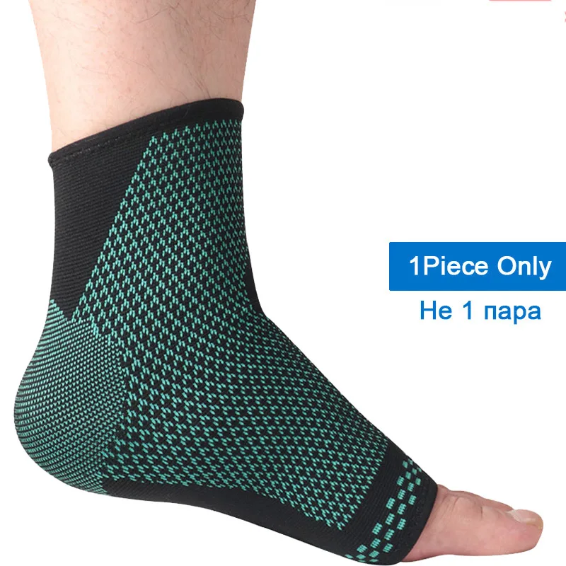 

SKDK 1PC Elastic Nylon Ankle Support Foot Swelling Gym Sports Basketball Taekwondo Heel Protector Brace Relieve Arch Pain Reduc