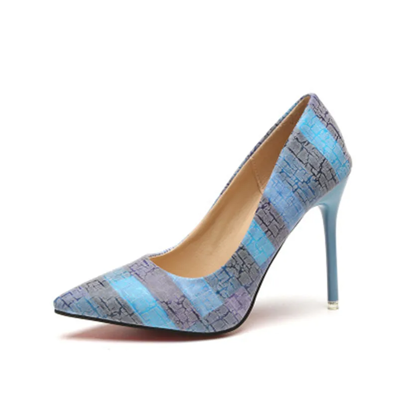 Женские туфли-лодочки на высоком каблуке с острым носком | Обувь