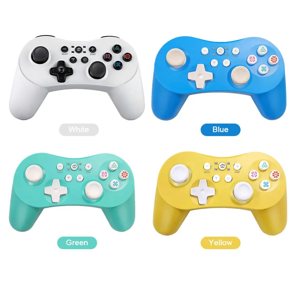 

New Game Controller Dual Motor Vibration Built-in 400mA Battery Double Gamepad For Switch Pro For PS3 PC For PC360