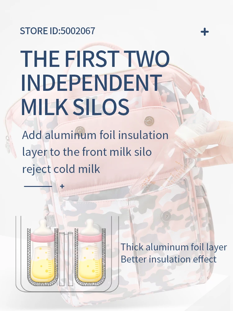 Сумка для подгузников с USB-портом и принтом Микки Мауса | Мать ребенок