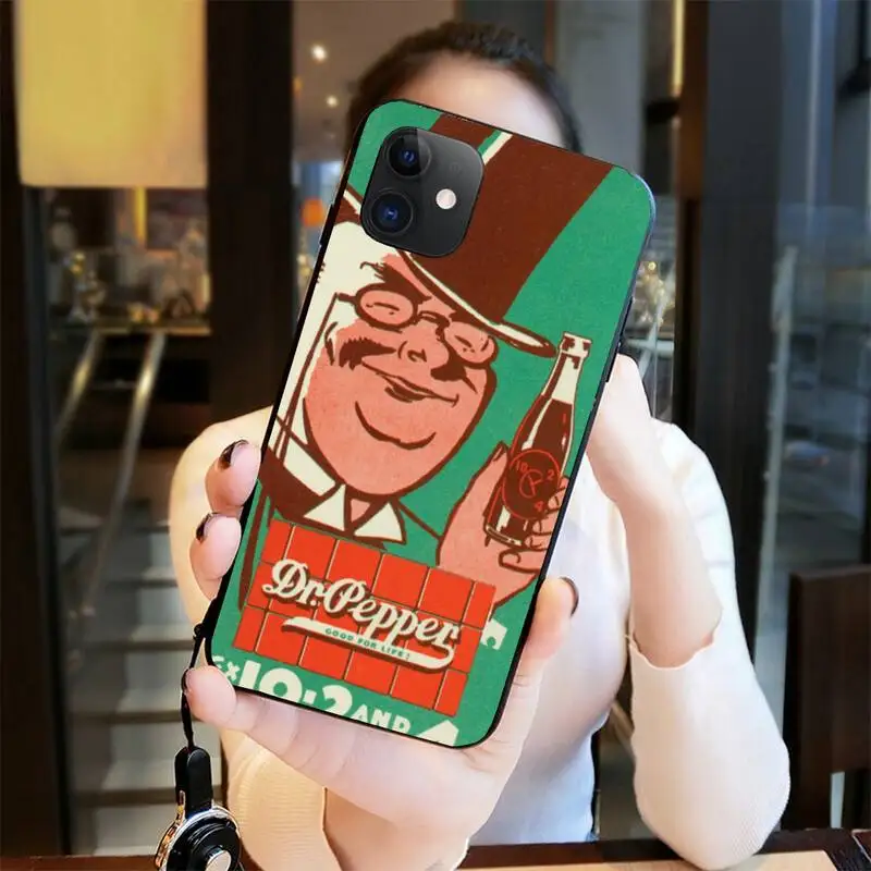 Чехол Dr Pepper для iPhone 11 pro XS MAX 8 7 6 6S Plus X 5S SE 2020 XR | Мобильные телефоны и аксессуары