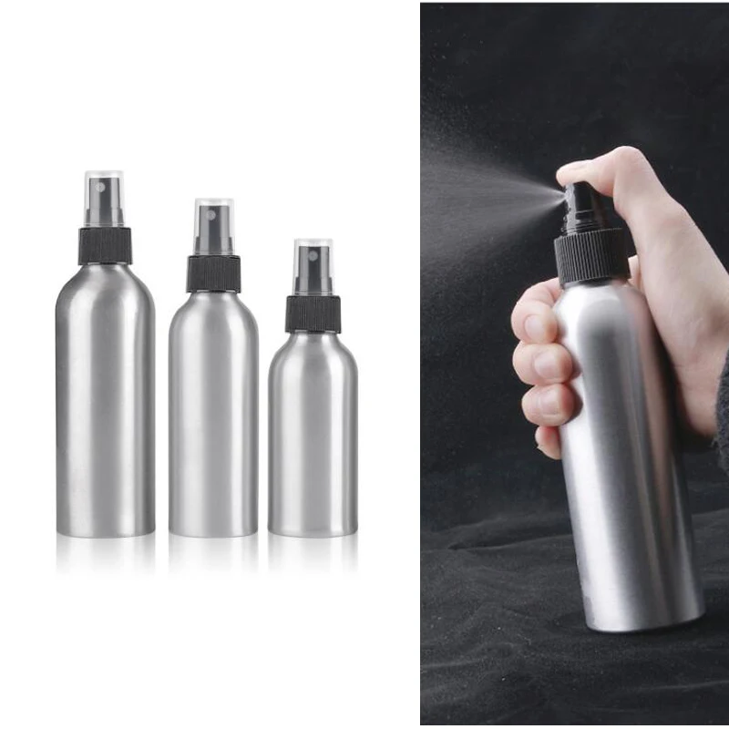 

30ml/50ml/100ml/120ml/150ml Aluminum Spray Bottle Portable Mini Perfume Bottles Empty Refillable Cosmetic Sprayer Atomizer
