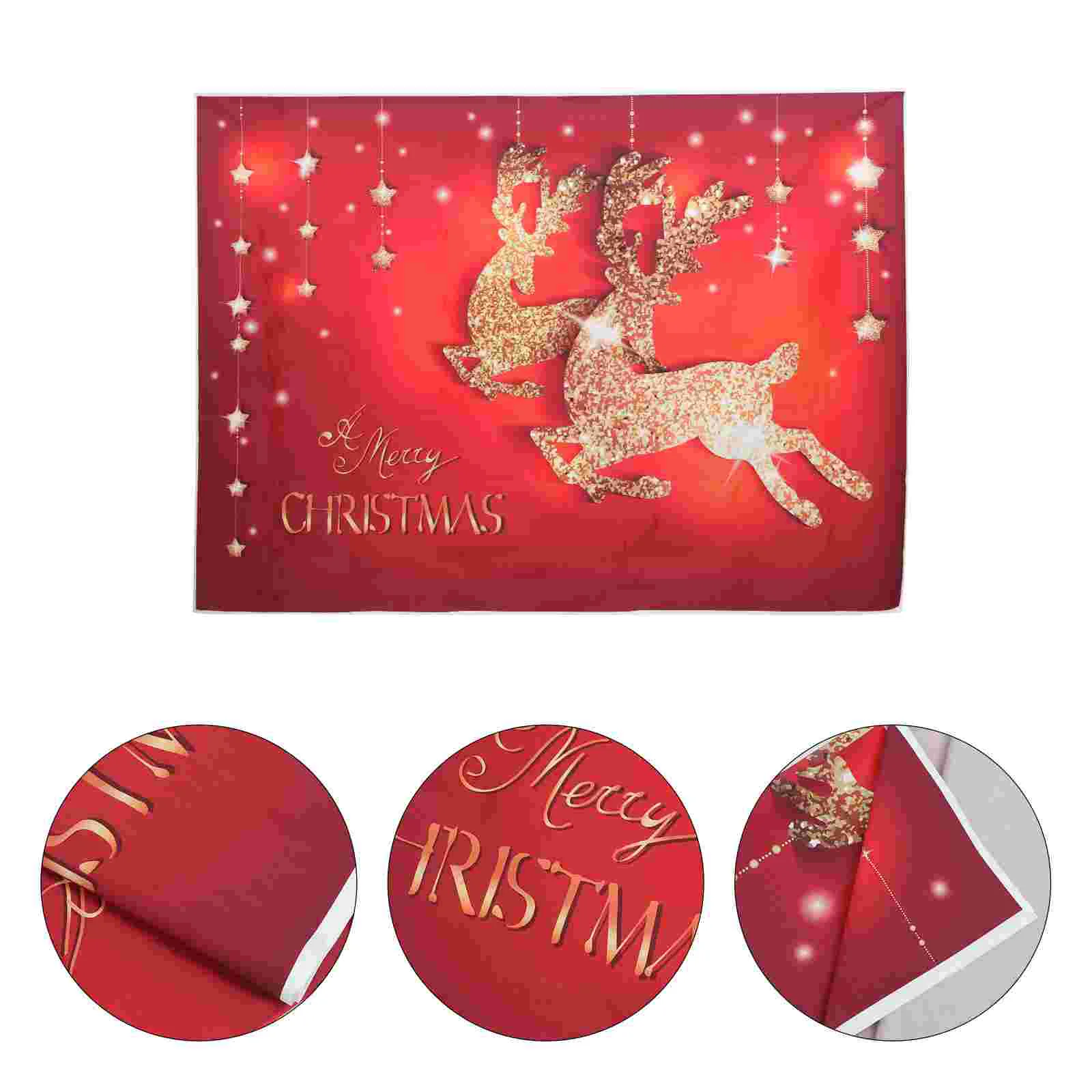 

Christmas Printing Hanging Mural Creative Decor Hanging Backdrop for Studio