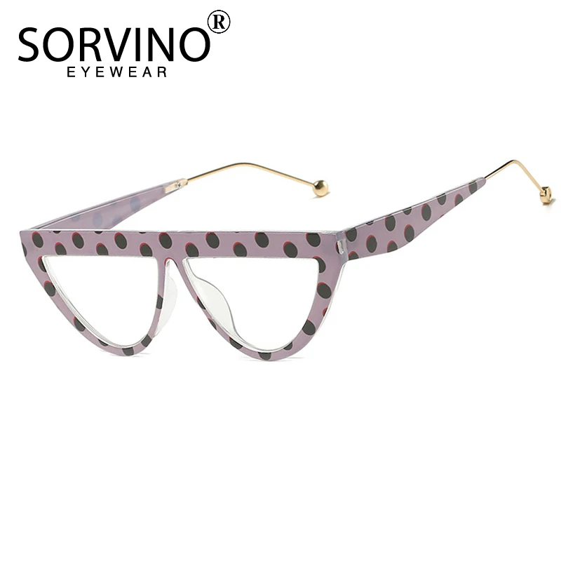 Мужские и женские солнцезащитные очки SORVINO дизайнерские кошачий глаз в стиле