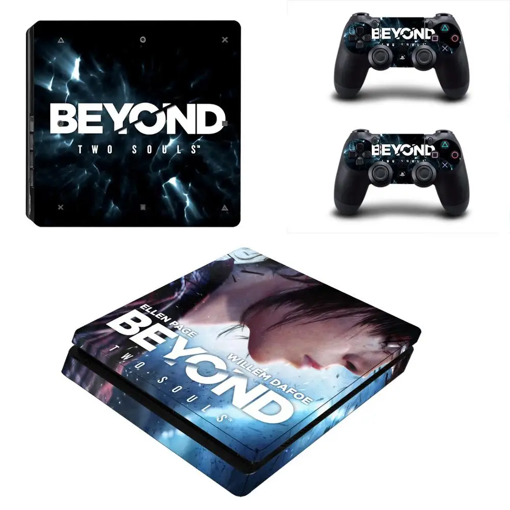 

Beyond Two Souls PS4 Slim Skin Sticker Decal Vinyl for Playstation 4 Console and Controllers PS4 Slim Skin Sticker