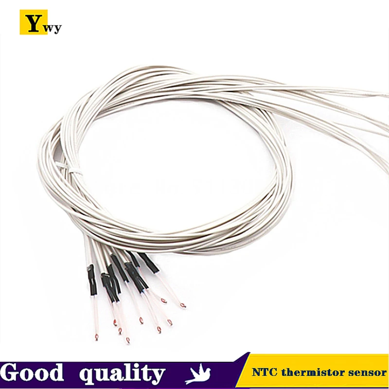 

2 шт., 3D-принтер 100K ohm NTC 3950, термисторы, датчики с кабелем, запчасти для 3D-принтеров Reprap Mend, аксессуары для измерения температуры