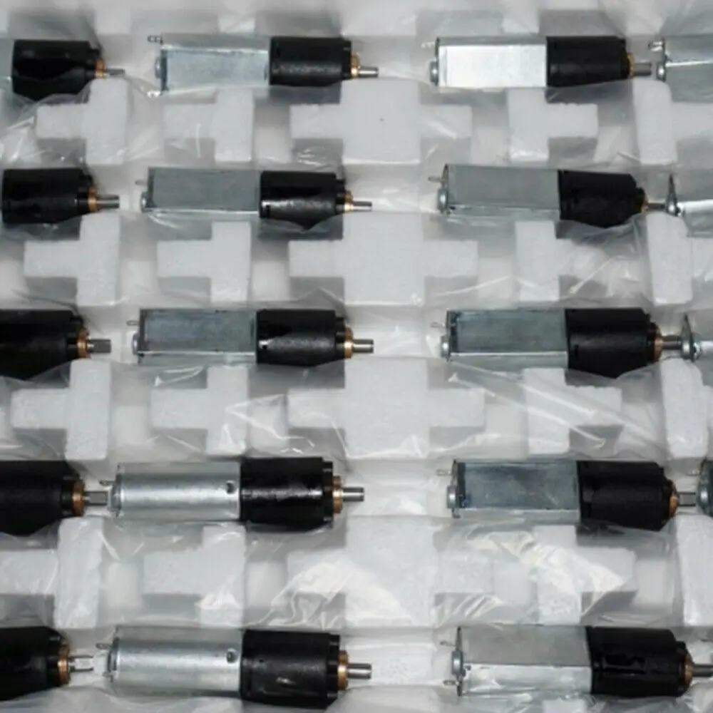 Миниатюрный планетарный редукторный электродвигатель 20 мм постоянный ток в 3 5 В