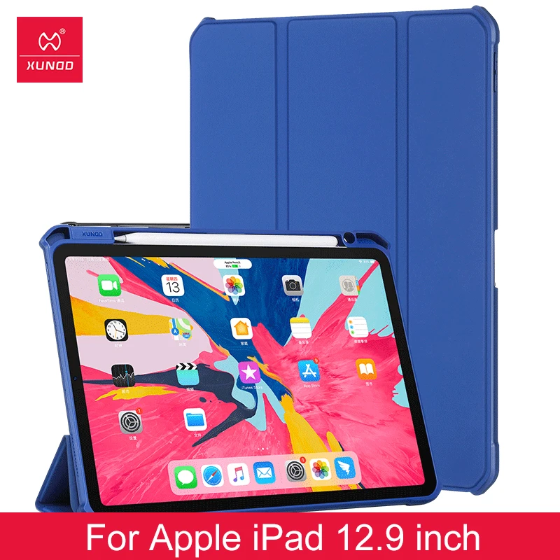 Для iPad Pro 12 9 2018 дюймов качественный защитный кожаный чехол Xundd оболочка подушка