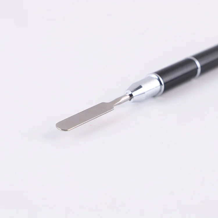 

ANGNYA 1Pcs Dual-ended UV Gel Nail Painting Brush Pen Glue Polish Nail Brush Stainless Steel Extension Pen Manicure Tools