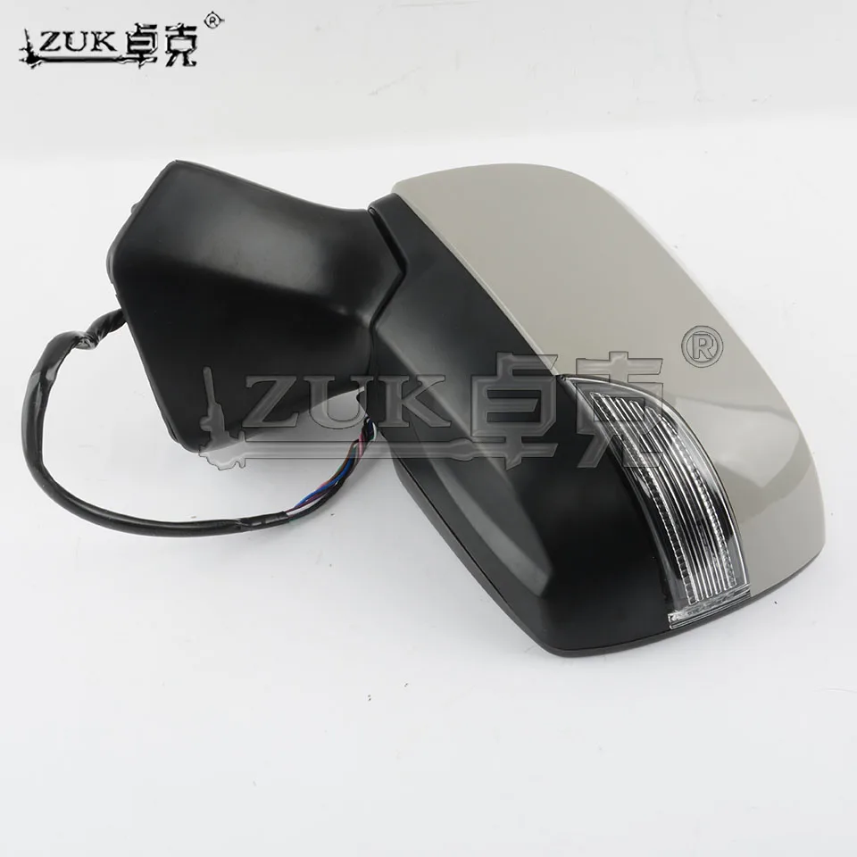 Уличное зеркало заднего вида ZUK в сборе со светодиодсветильник кой и подогревом