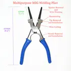 Сварочные плоскогубцы, Сварочная фонарь, сопло для удаления разбрызгивания наконечника, установка проволоки, резка, вытяжка