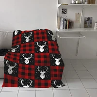 blanket fluffy soft flannel fleece blankets for couch bed sofa christmas black plaid truck with xmas tree black buffalo blanket