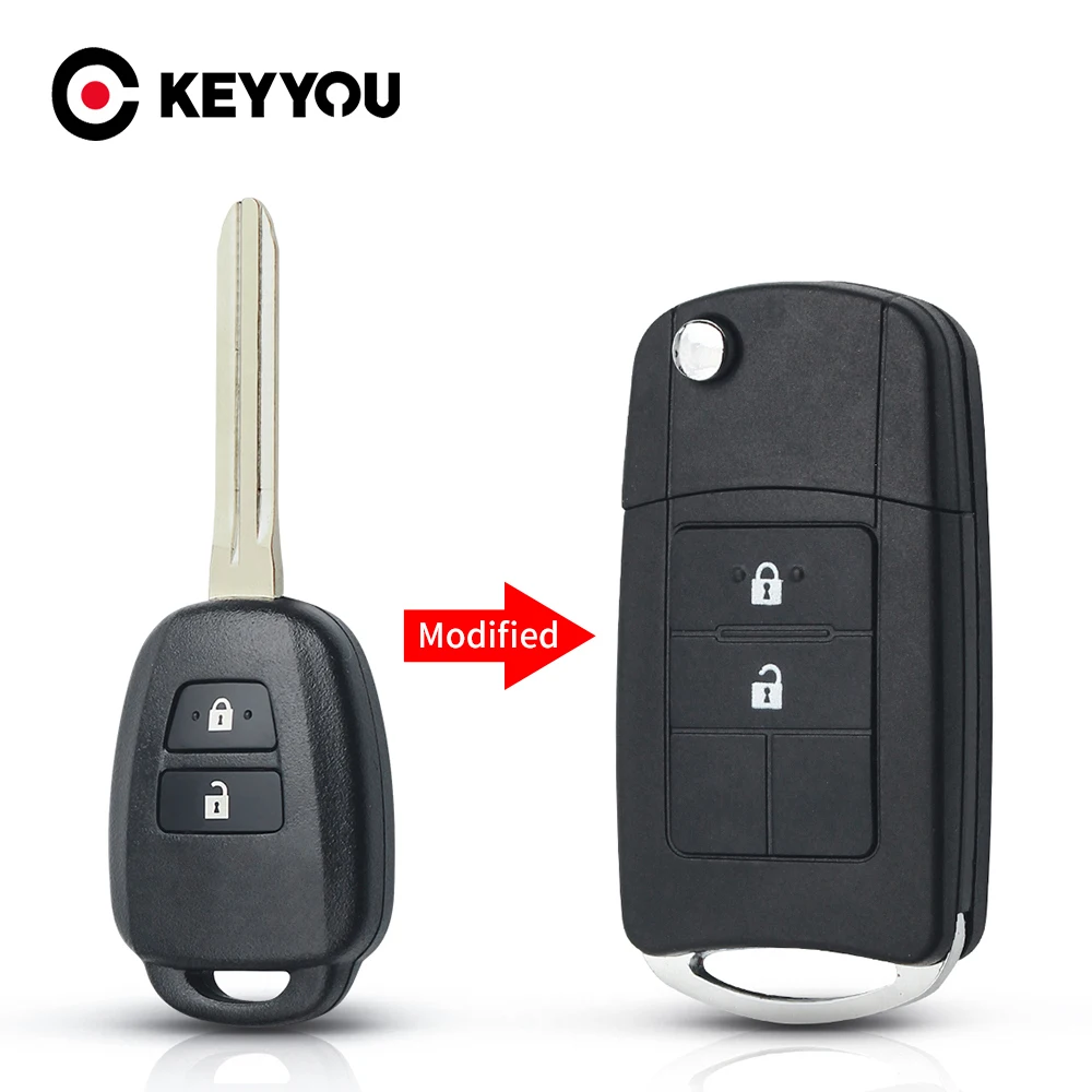 Модифицированная лампа KEYYOU TOY43 Blade с 2 кнопками для Toyota Camry Prius 2012 2013 2014 2015 2016 2017 Corolla