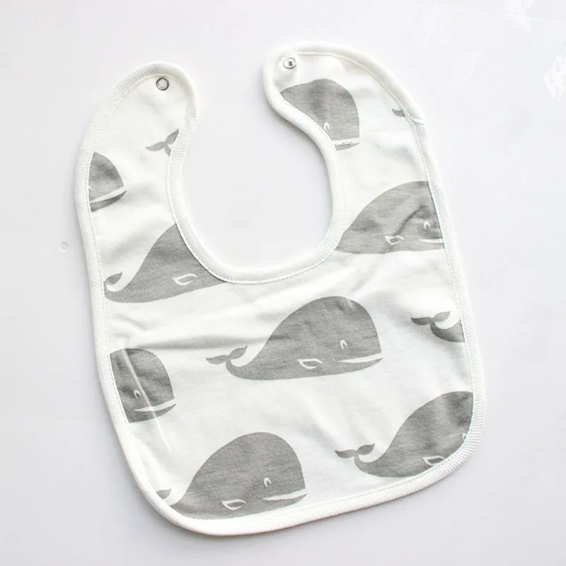 

Keelorn Girls Boys Bibs 2021 Toddler Baby Unisex Cartoon Animals Print Burp Cloths Cotton Kids Accessories