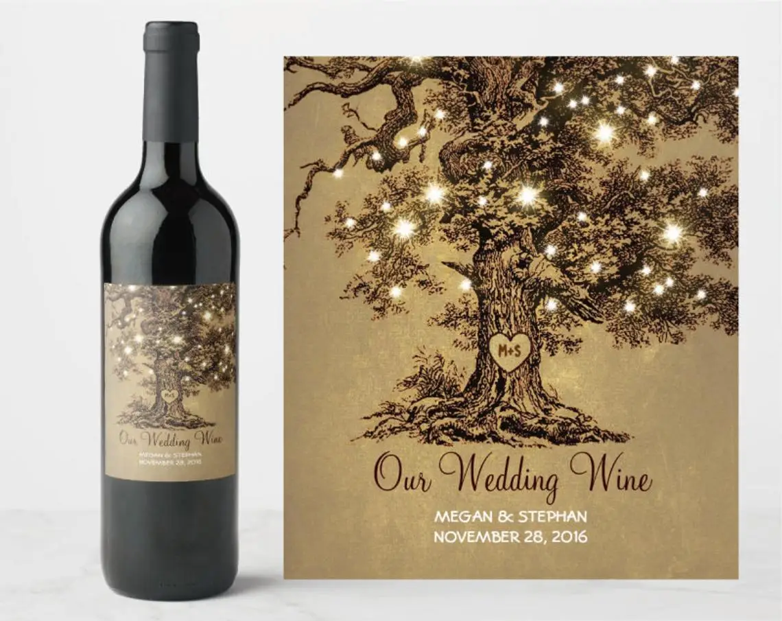 В количестве 20 штук с Персонализированные пользовательские фото винная бутылка