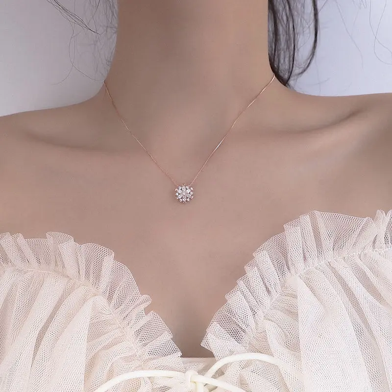 Ожерелье чокер из серебра 925 пробы с фианитом|Ожерелья| |