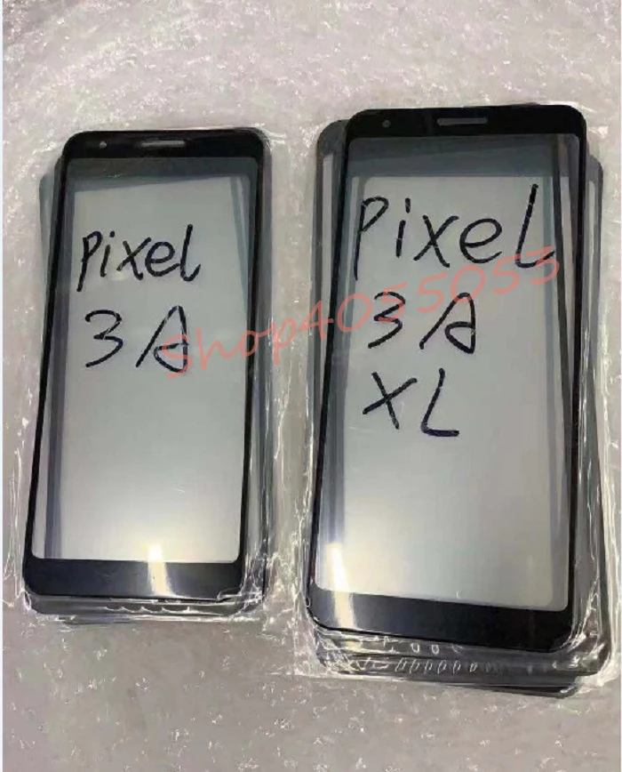 2 шт. Сенсорное стекло для Google Pixel 3a Pixel 3A XL 3aXL сенсорный экран Переднее стекло внешние Запчасти для объективов