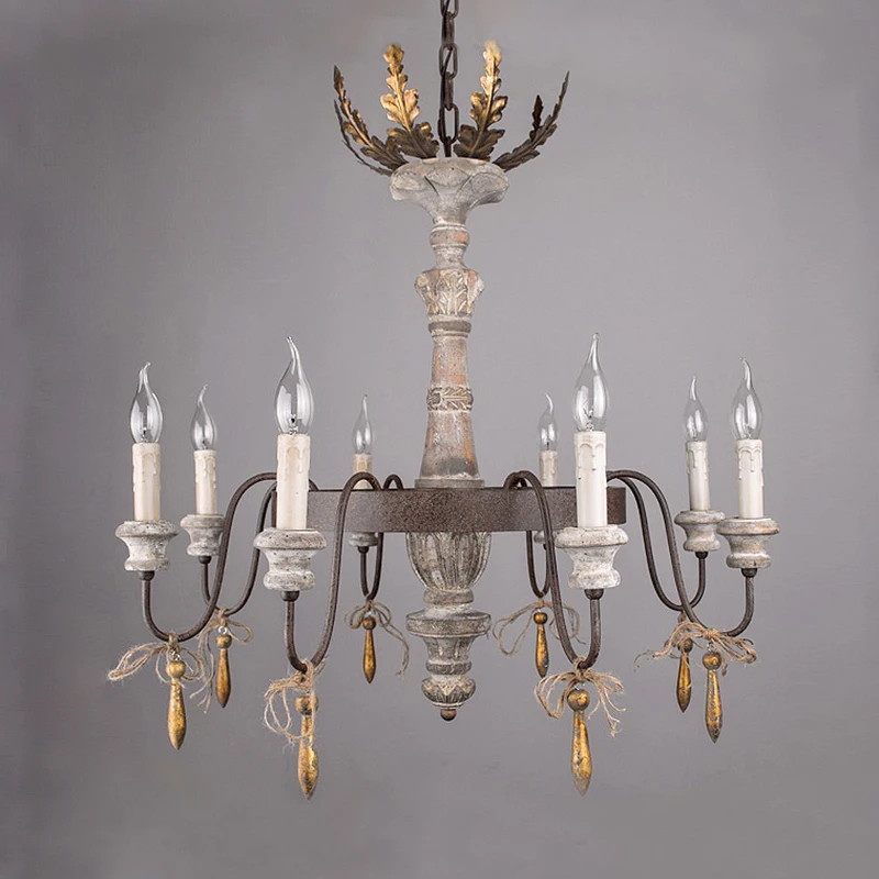 Деревенский фойе большая люстра итальянская муранская гостиная подвесной