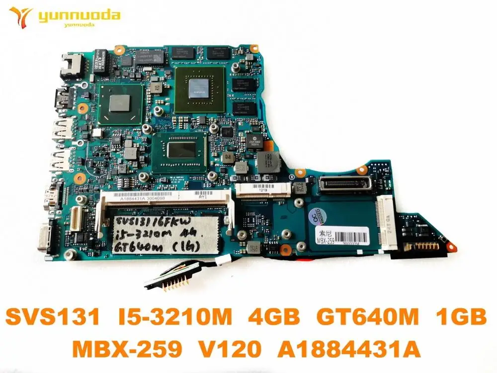 Оригинальный беспроводной контроллер для SONY SVS131 MBX-259 ноутбук otherboard I5-3210M 4 Гб GT640M 1